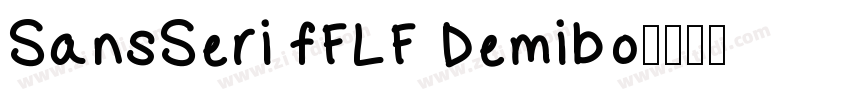 SansSeri fFLF Demibo字体转换